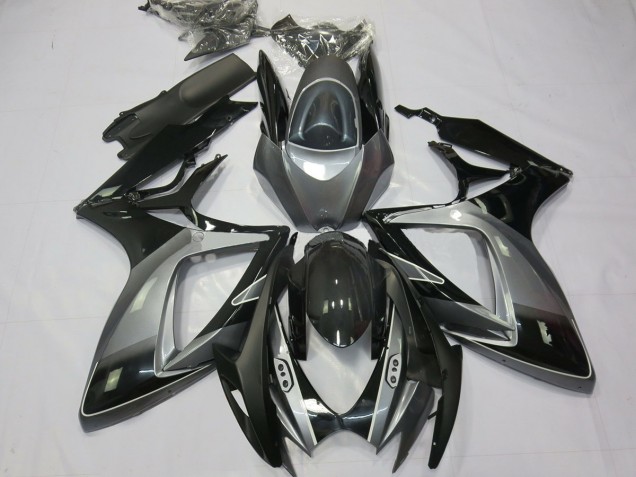 Noir Gris Spécial 06-07 GSXR 600-750 Carénage Moto