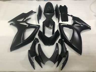Noir Mat 06-07 GSXR 600-750 Carénage Moto