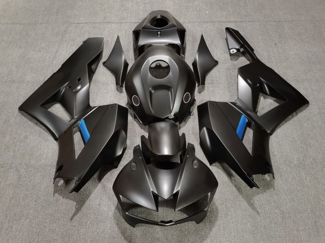 Noir Mat & Bleu 13-23 CBR600RR Carénage Moto Noir Mat & Bleu 13-23 CBR600RR Carénage Moto