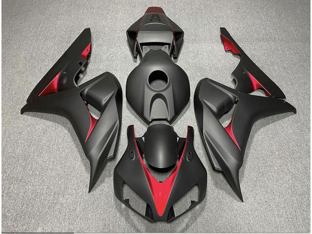 Noir Mat & Bleu Clair 06-07 CBR1000RR Carénage Moto Noir Mat & Bleu Clair 06-07 CBR1000RR Carénage Moto