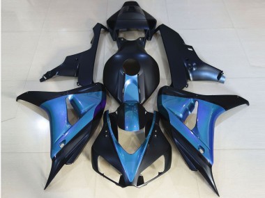 Noir Mat & Bleu Clair 06-07 CBR1000RR Carénage Moto