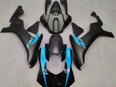 Noir Mat & Bleu Clair 15-19 R1 Carénage Moto