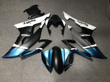 Noir Mat & Bleu Spécial 08-16 R6 Carénage Moto