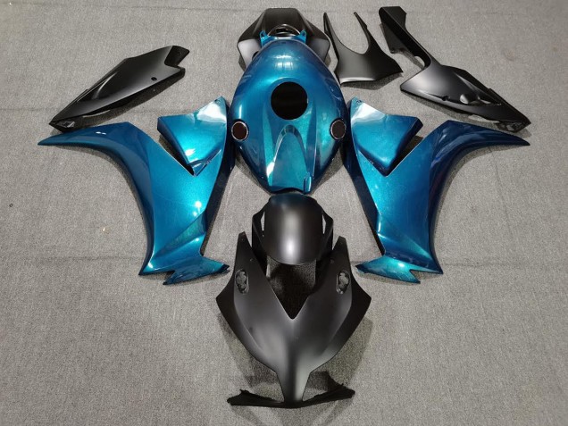 Noir Mat & Bleu Spécial 12-16 CBR1000RR Carénage Moto