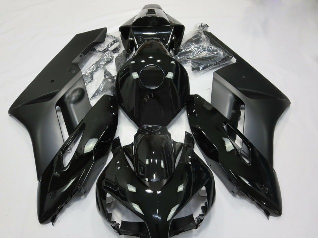 Noir Mat & Brillant 04-05 CBR1000RR Carénage Moto