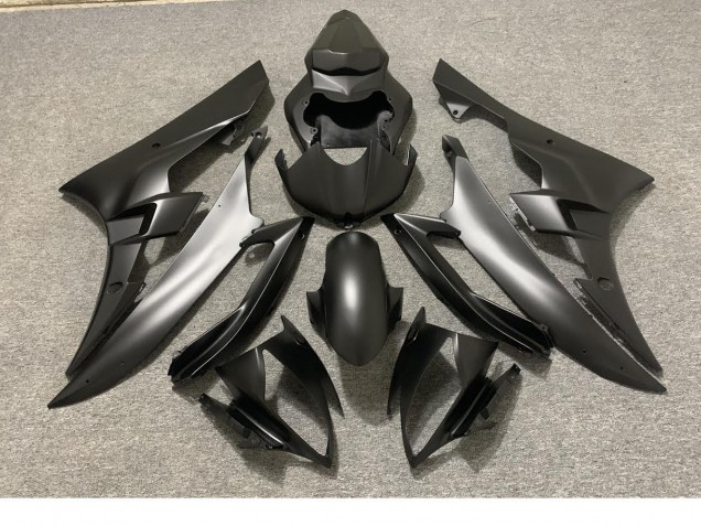 Noir Mat Complet 06-07 R6 Carénage Moto Noir Mat Complet 06-07 R6 Carénage Moto