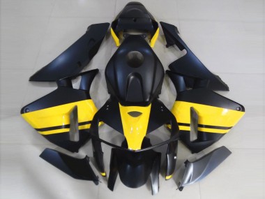 Noir Mat & Jaune Brillant 05-06 CBR600RR Carénage Moto