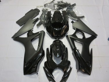 Noir Mat Noir Brillant 07-08 GSXR 1000 Carénage Moto