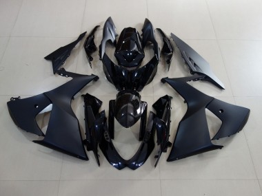 Noir Mat & Noir Brillant 09-16 GSXR 1000 Carénage Moto