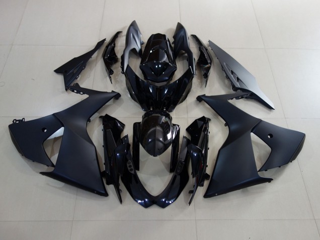 Noir Mat & Noir Brillant 09-16 GSXR 1000 Carénage Moto Noir Mat & Noir Brillant 09-16 GSXR 1000 Carénage Moto