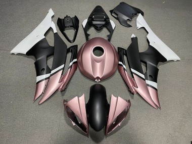 Noir Mat & Or Rose 08-16 R6 Carénage Moto