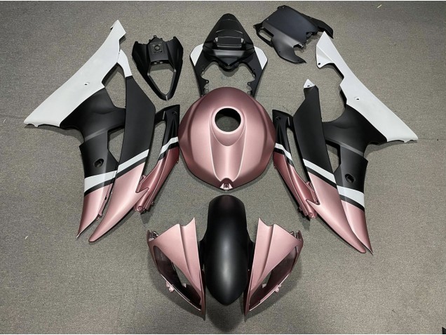 Noir Mat & Or Rose 08-16 R6 Carénage Moto