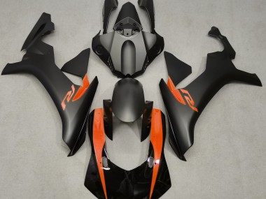 Noir Mat & Orange 15-19 R1 Carénage Moto