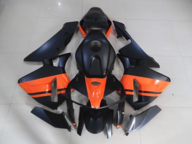 Noir Mat & Orange Brillant 05-06 CBR600RR Carénage Moto