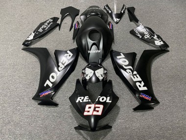 Noir Mat Repsol 12-16 CBR1000RR Carénage Moto