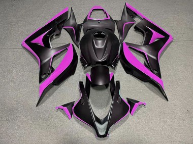 Noir Mat & Rose 07-08 CBR600RR Carénage Moto