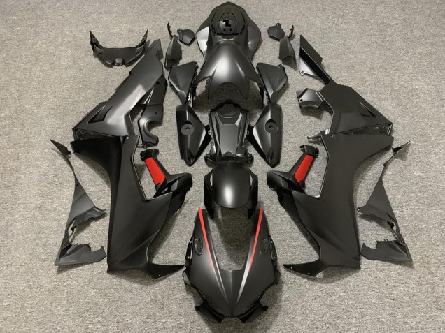Noir Mat & Rouge 17-23 CBR1000RR Carénage Moto
