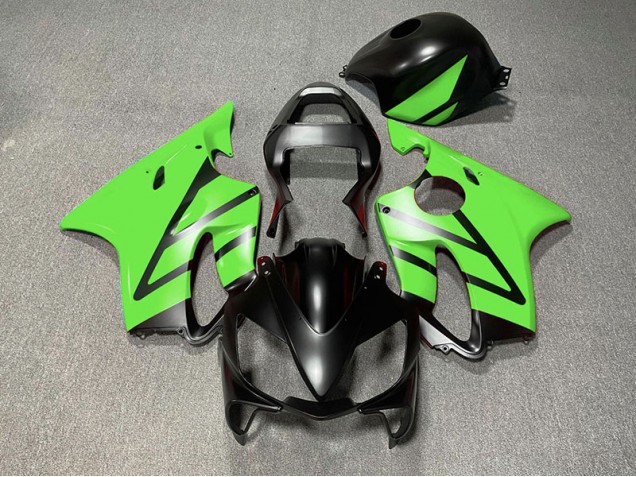 Noir Mat & Vert 01-03 CBR600 F4i Carénage Moto Noir Mat & Vert 01-03 CBR600 F4i Carénage Moto