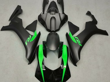 Noir Mat & Vert 15-19 R1 Carénage Moto