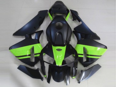 Noir Mat & Vert Clair 05-06 CBR600RR Carénage Moto