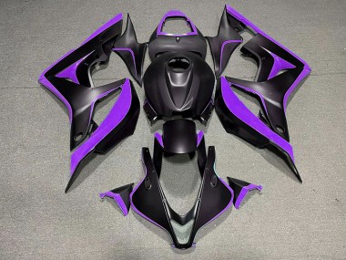 Noir Mat & Violet 07-08 CBR600RR Carénage Moto