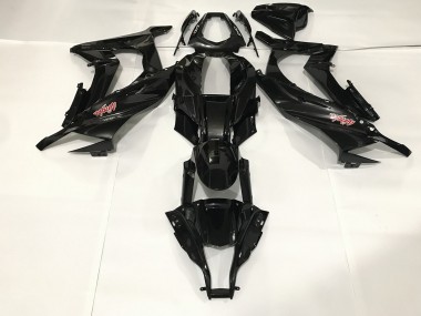 Noir Métallisé 09-12 ZX6R Carénage Moto