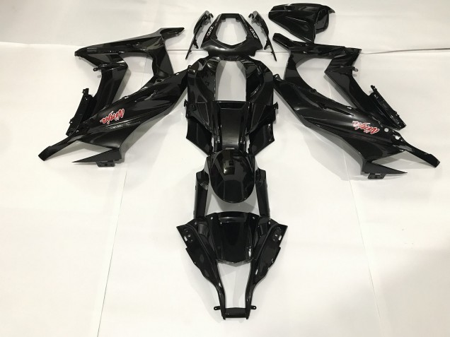 Noir Métallisé 09-12 ZX6R Carénage Moto Noir Métallisé 09-12 ZX6R Carénage Moto