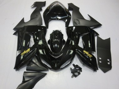 Noir & Or 06-07 ZX10R Carénage Moto