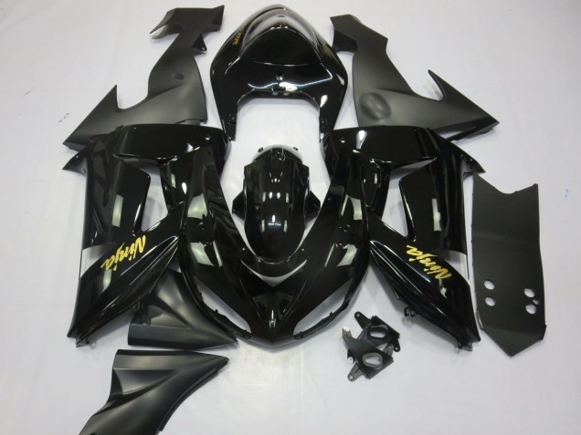 Noir & Or 06-07 ZX10R Carénage Moto Noir & Or 06-07 ZX10R Carénage Moto