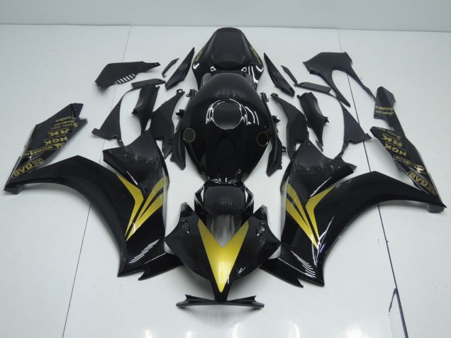 Noir & Or 12-16 CBR1000RR Carénage Moto
