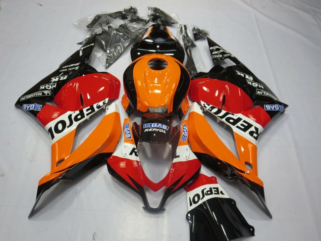 Noir Repsol 09-12 CBR600RR Carénage Moto