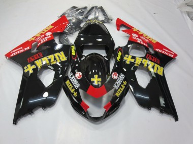 Noir Rizla 04-05 GSXR 600-750 Carénage Moto