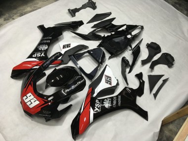 Noir Rouge & Blanc 99 15-19 R1 Carénage Moto