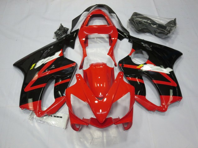 Noir Rouge & Jaune 01-03 CBR600 F4i Carénage Moto Noir Rouge & Jaune 01-03 CBR600 F4i Carénage Moto