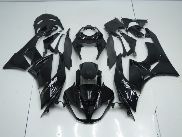 Noir Total Brillant 09-12 ZX6R Carénage Moto Noir Total Brillant 09-12 ZX6R Carénage Moto