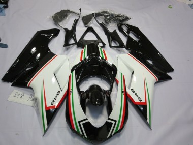 Noir Tricolore 07-14 Ducati 848 1098 1198 Carénage Moto