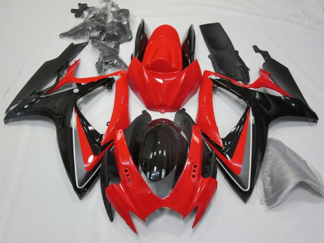 OEM Style Rouge 06-07 GSXR 600-750 Carénage Moto OEM Style Rouge 06-07 GSXR 600-750 Carénage Moto