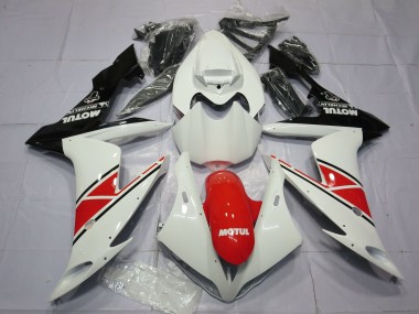 OEM Style Rouge & Blanc 04-06 R1 Carénage Moto