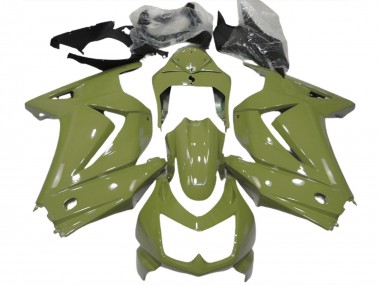 Olive Brillant 08-12 Ninja 250 Carénage Moto