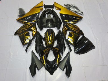Or Flamme 04-05 ZX10R Carénage Moto