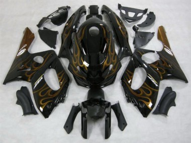 Or Flamme Brillant 98-07 YZF600 Carénage Moto