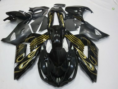 Or Noir 06-11 ZX14R Carénage Moto