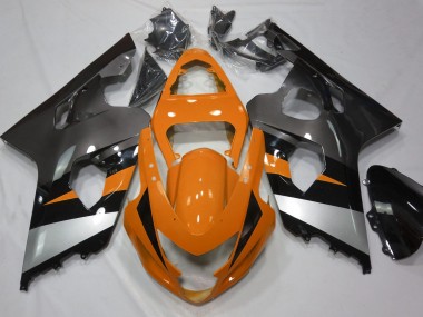Orange & Argent 04-05 GSXR 600-750 Carénage Moto
