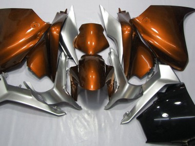Orange & Argent 10-13 VFR1200 Carénage Moto