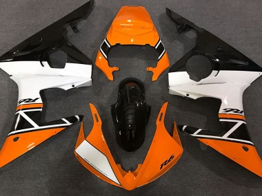 Orange Blanc & Noir 03-04 R6 Carénage Moto