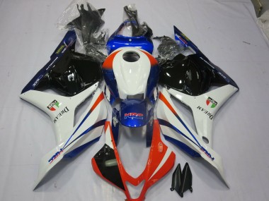 Orange & Bleu 09-12 CBR600RR Carénage Moto