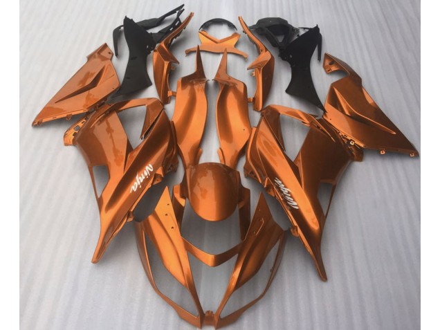 Orange Bonbon Brillant 16-19 ZX10R Carénage Moto Orange Bonbon Brillant 16-19 ZX10R Carénage Moto