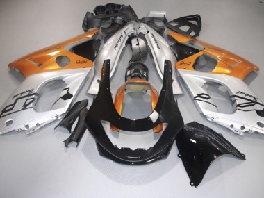 Orange Brillant Argent & Noir 98-07 YZF600 Carénage Moto