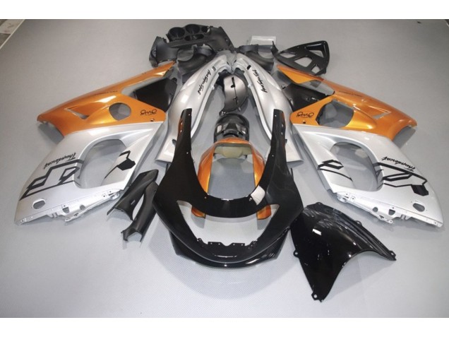 Orange Brillant Argent & Noir 98-07 YZF600 Carénage Moto