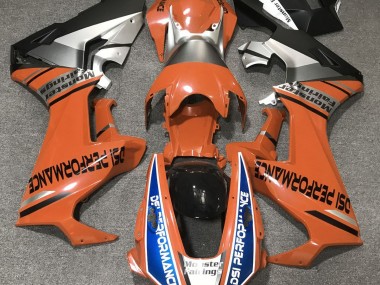 Orange Brillant & Bleu 17-23 CBR1000RR Carénage Moto